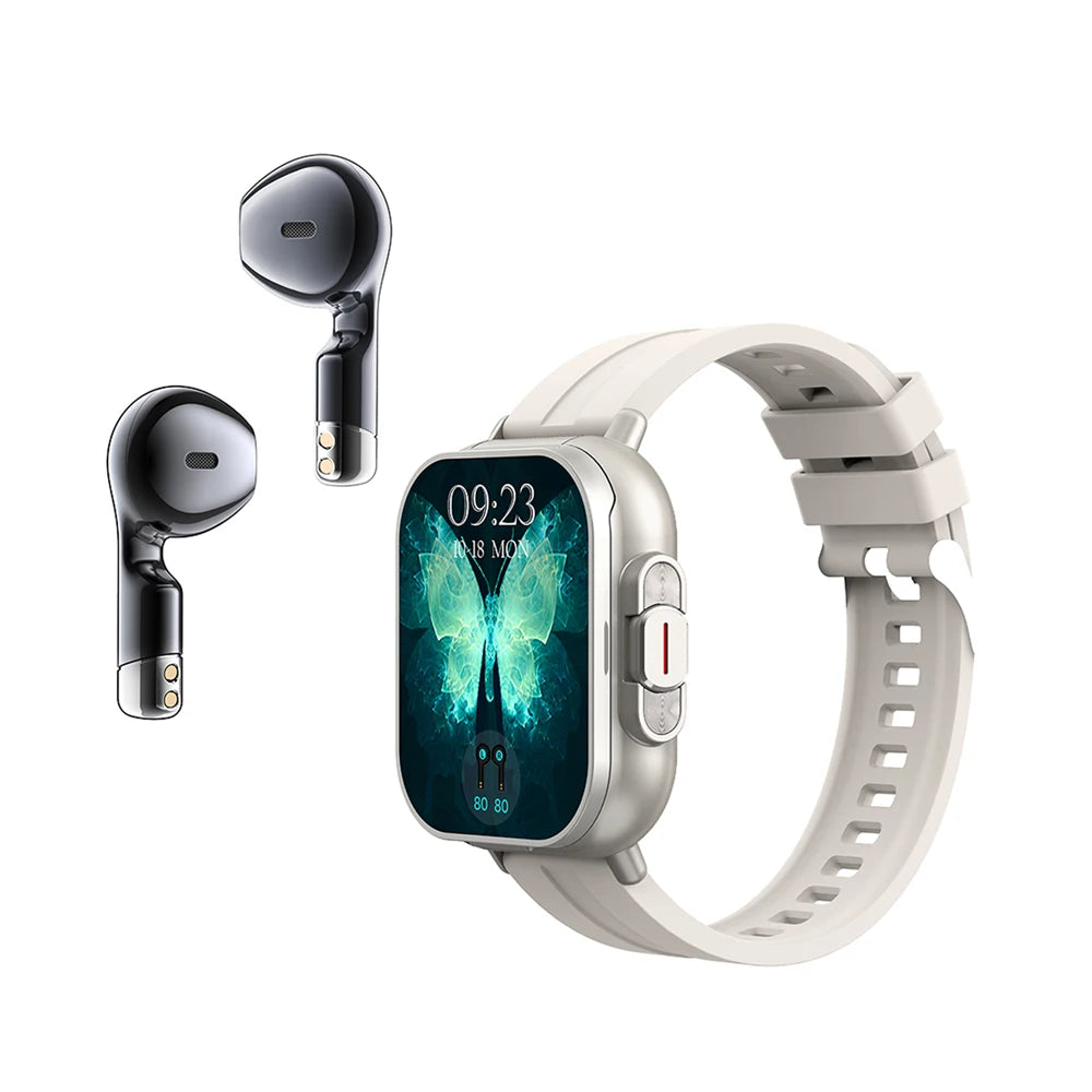 BT Call 2 in 1 Smartwatch with Earbuds NFC Health Monitoring Sports Men Smartwatch Headphones Smart Watch 2025