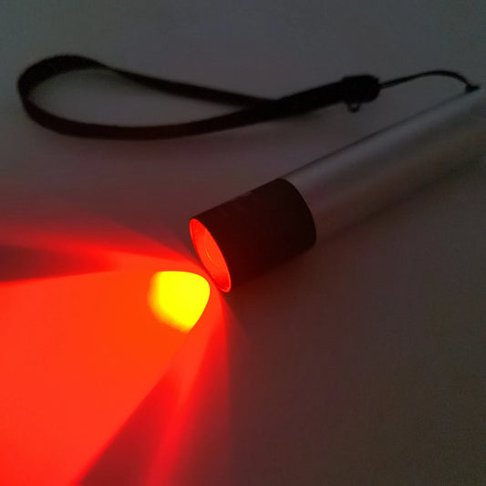 660Nm Red Light Help Wound Healing Speed Pain Relief Small Size Mini Hand Held LED Light Therapy Torch